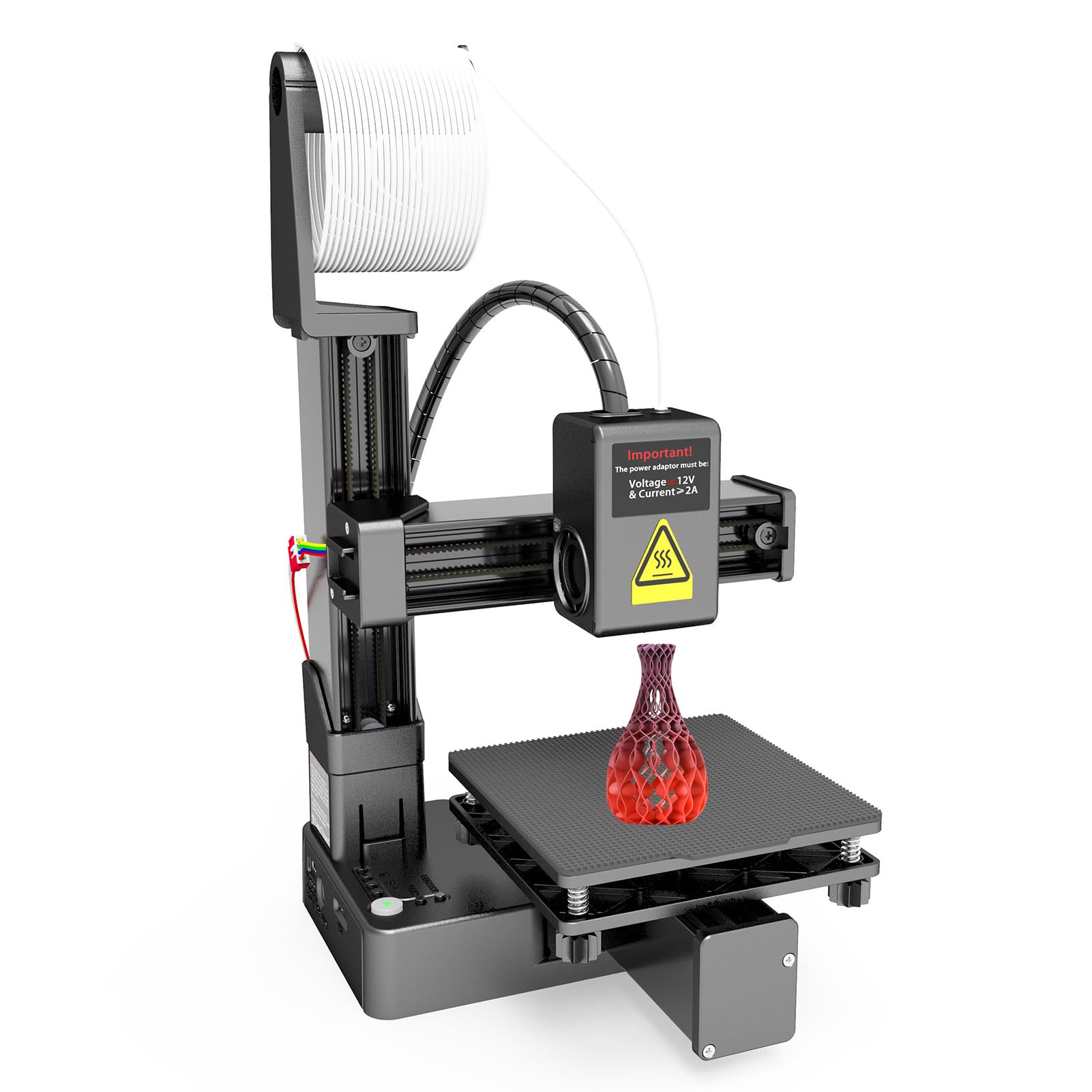 EasyThreed K10 – Mini Stampante 3D Desktop per Bambini, Piattaforma Rimovibile 100x100x100mm, per Principianti (Spina europea)