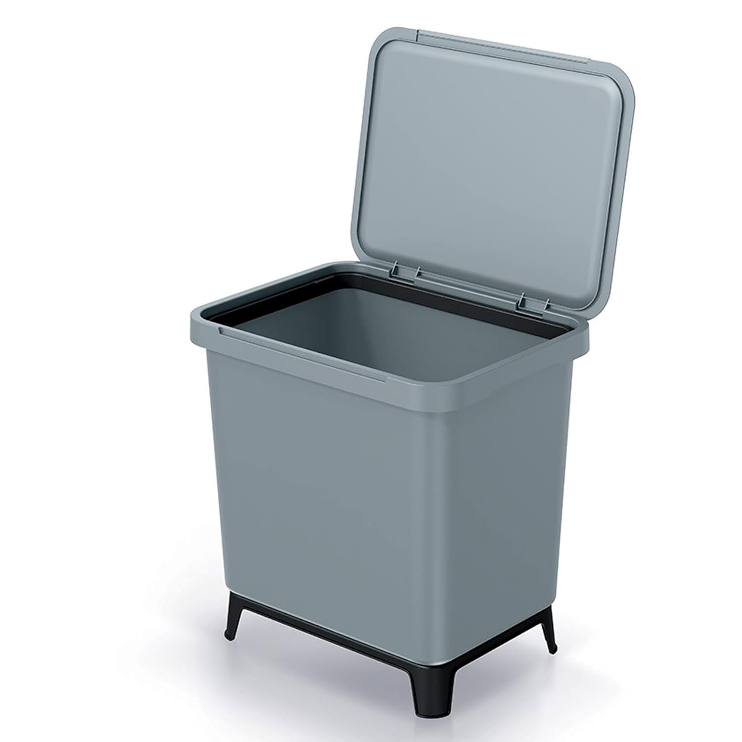 KEDEN Grey 30L Square Shape Recycling Bin