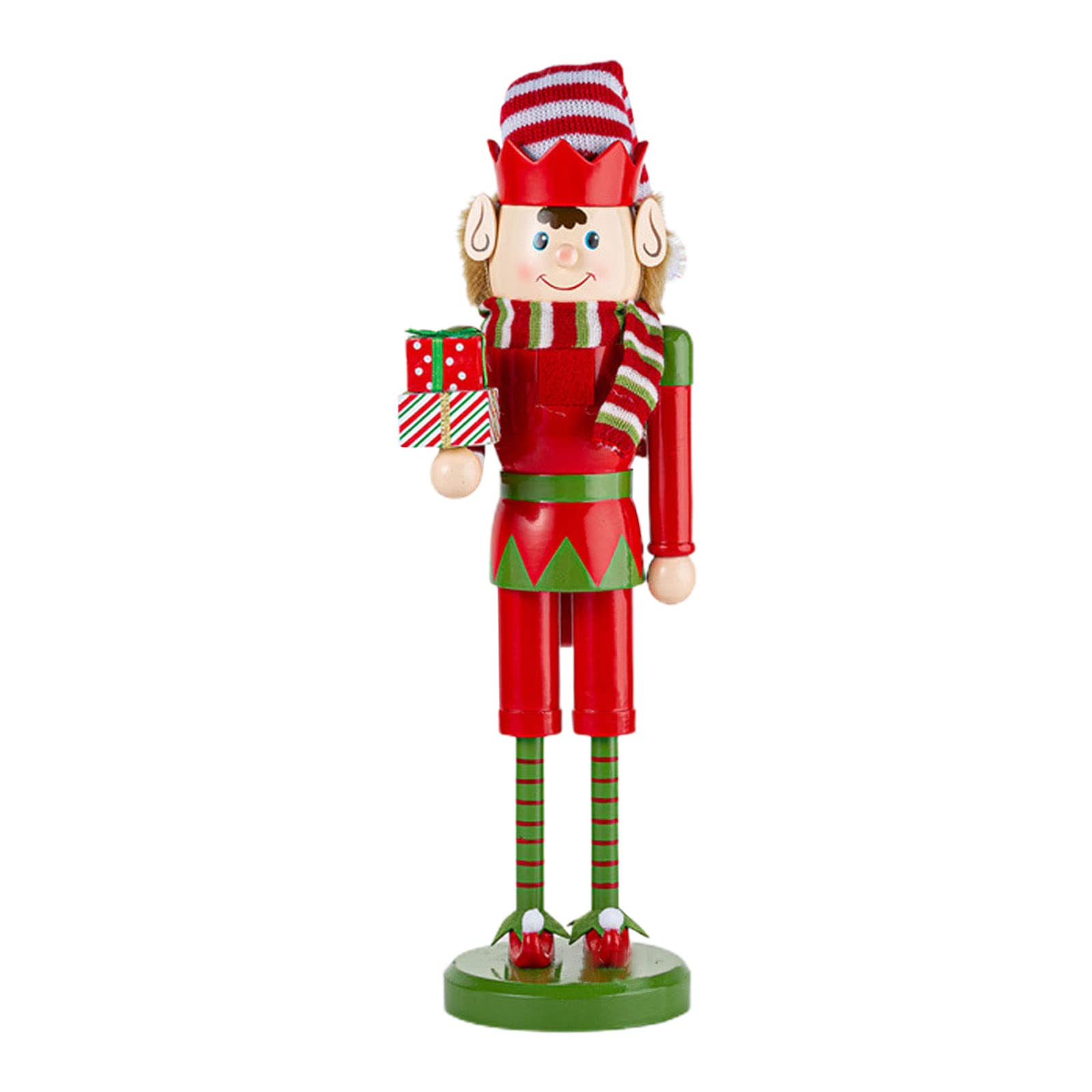 Tsophreniq 15 Inch Wooden Christmas Soldier King Figurine Toy Ornaments for Holiday Christmas Decorations Shelves King
