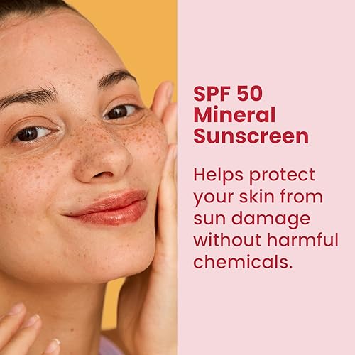 Miniatura 6 de Healthy Skin Lab Protect - Hidratante tintado y protector solar mineral SPF 50, maquillaje ligero antienvejecimiento con protección UV de amplio