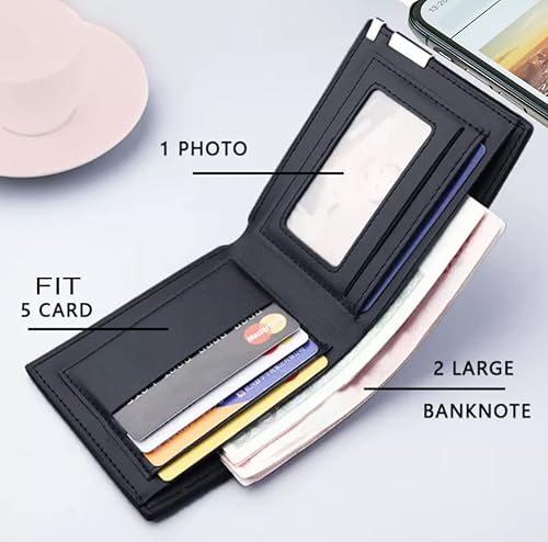 Miniatura 4 de VIRGIN MARY VIRGEN DE GUADALUPE MEN'S WALLET STANDARD BLACK COLOR PU LEATHER WALLET PERSONALIZED THE PERFECT GIFT FOR HIM BILLETERA PARA HOMBRE NEGRA