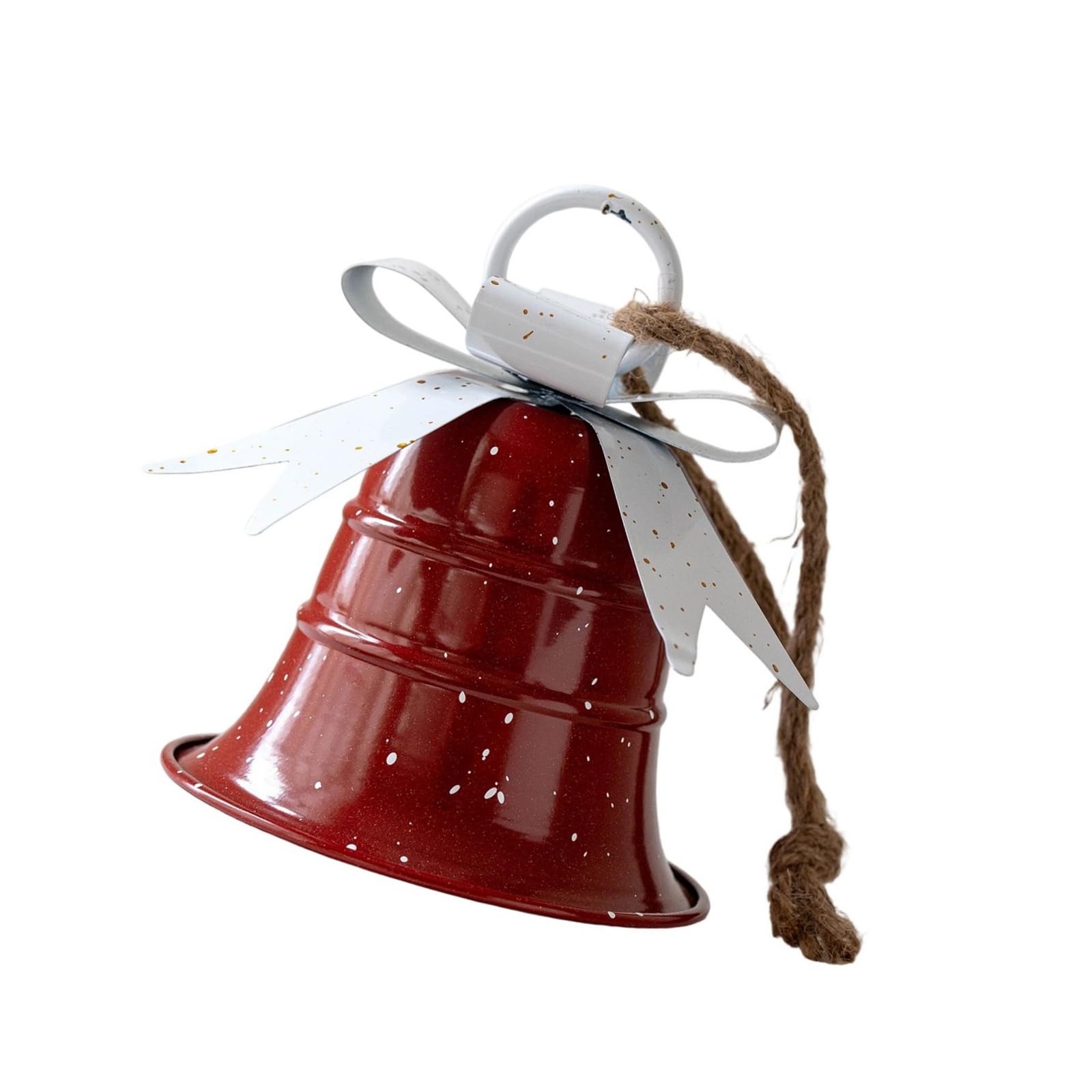 KAQNTUD Iron Metal Bells Hanging Decoration Christmas Bells Ornament for Door Mantle Window Tree Decorations Bell Ornaments