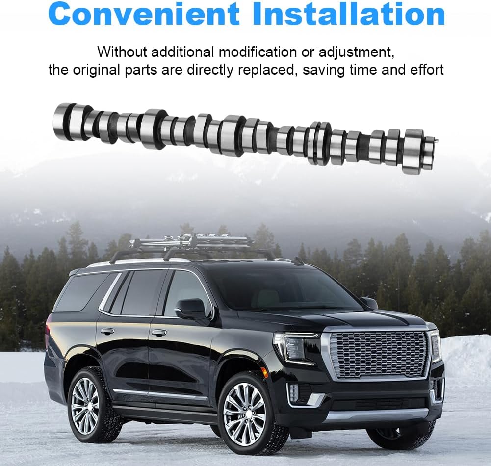 Engine Camshaft Compatible with Cadillac CTS Escalade Chevy Camaro Corvette Express 2500 3500 4500 Silverado 1500 Suburban GMC Savana Sierra Yukon XL 2014-2021 Replacement for 12619823 Camshaft