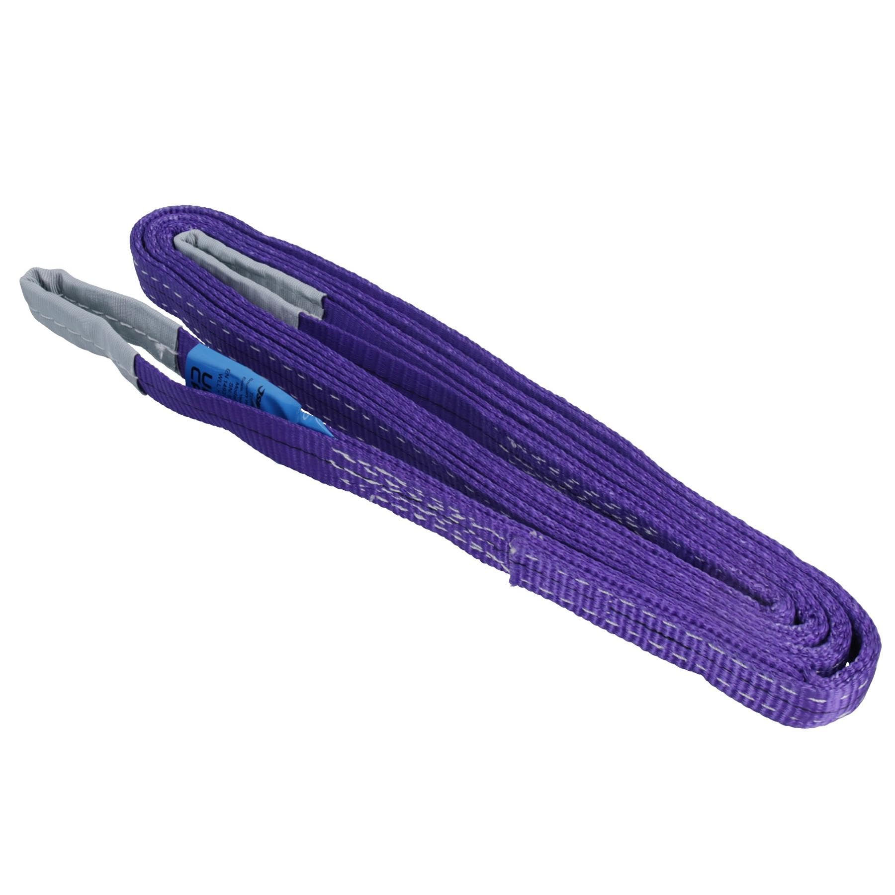 1 Tonne 4 Mètre De Levage Sans Fin De Transport Sling PES Polyester 7:1 Facteur De Sécurité 1pc