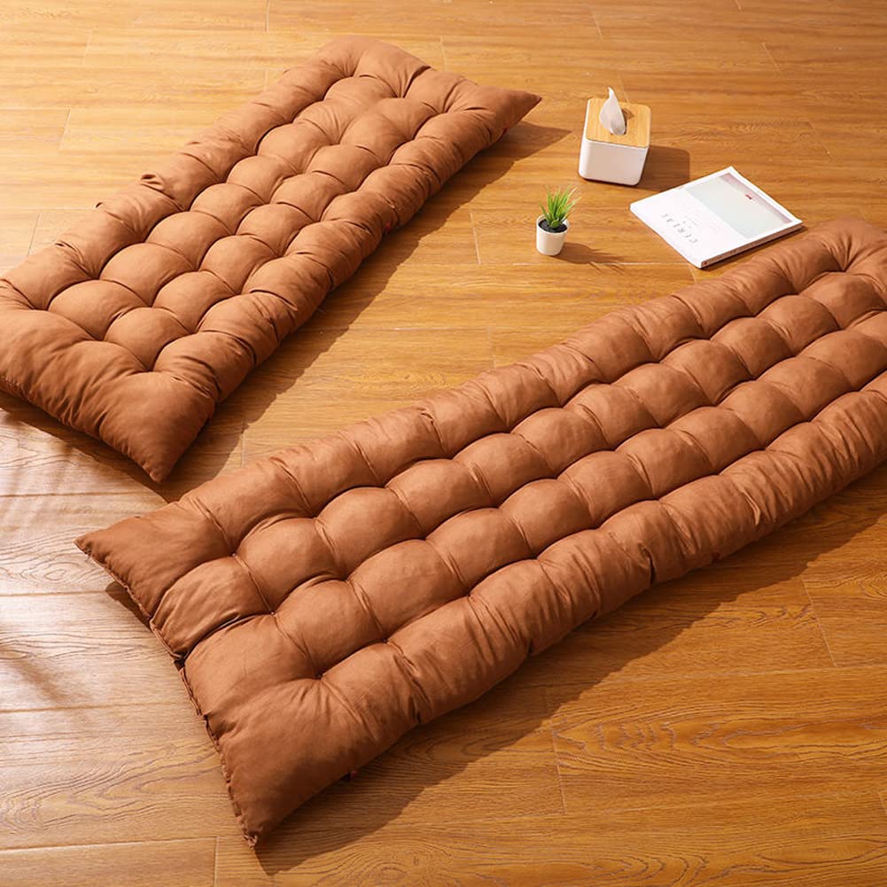 Cuscino Per Panca Da Esterno 101x50 Cm - Imbottito Morbido Con Lacci Antiscivolo E Tessuto Idrorepellente