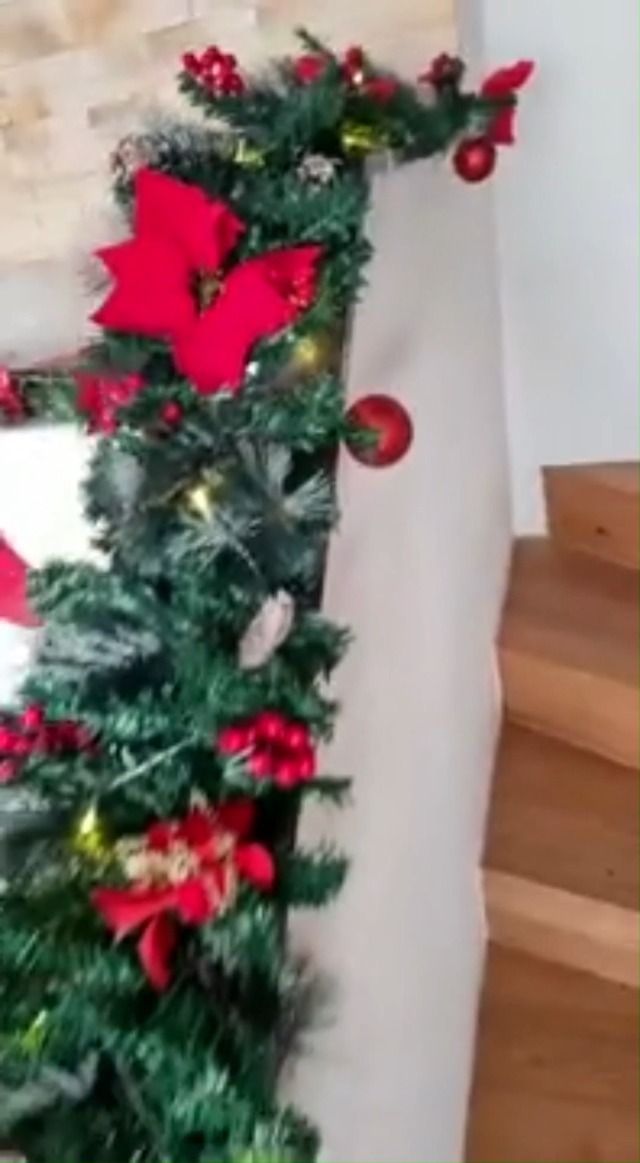Guirlande de Sapin de Noël, Guirlande de Noël Lumineuse, Guirlande de