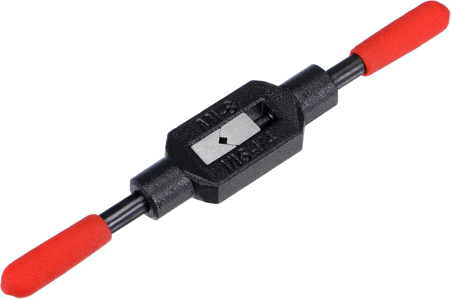 uxcell Adjustable Tap Wrench Handle for 1/2"-1-5/16" (UNC/UNF) / Metric M13-M33 Taps, Thread Tap Holder Reamer Hand Tapping Tool for Machinist Repair with Plastic Dipped Handle