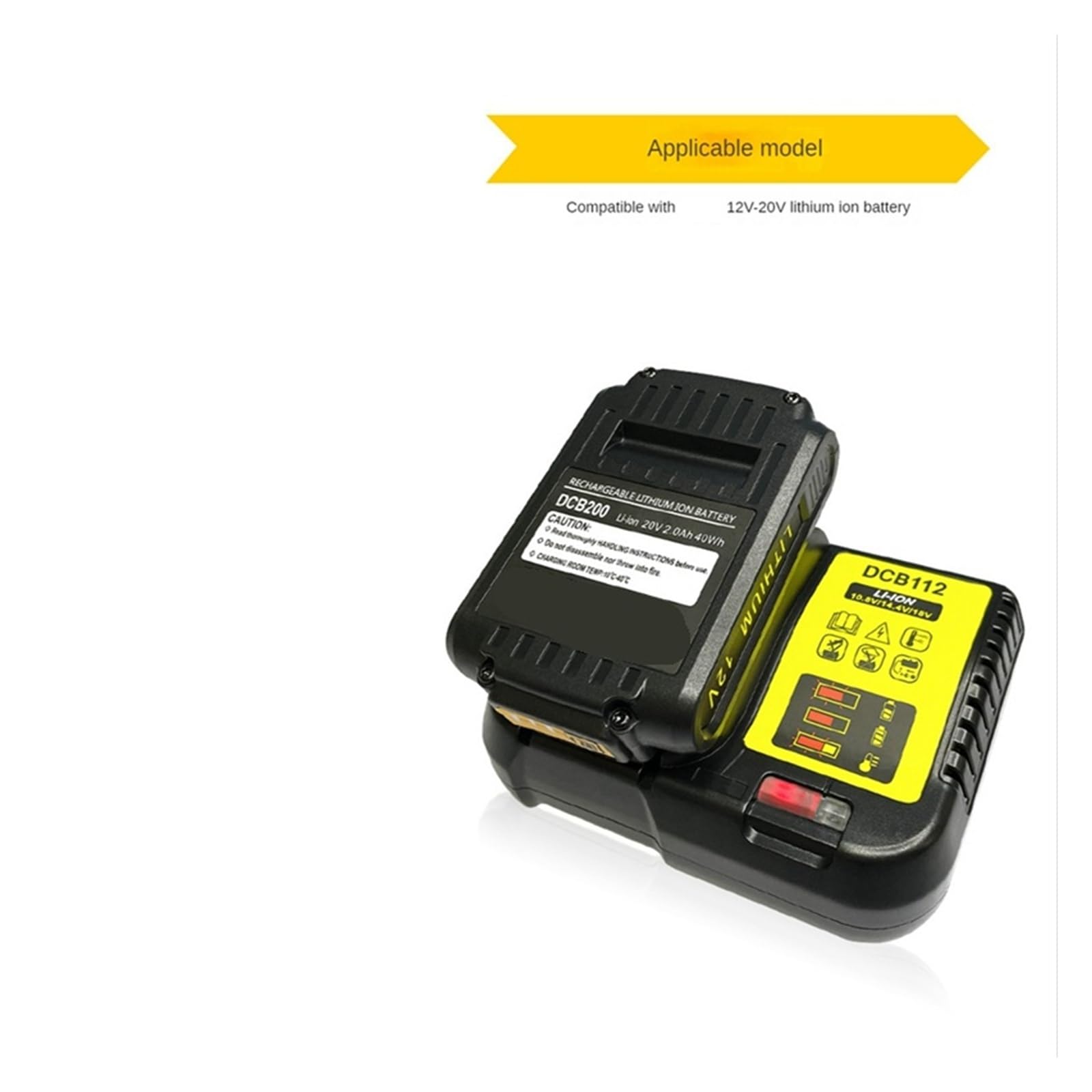 Ładowarka Baterii, Ładowarka akumulatorów litowych B03B-DCB112 do akumulatorów 10,8 V, 12 V, 14,4 V, 18 V i 20 V