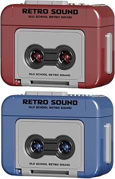 Pocket Size Retro Music Player Miniature Cassette Recorder Key Ring Accessory Decoration, Easy to Carry and Daily Use