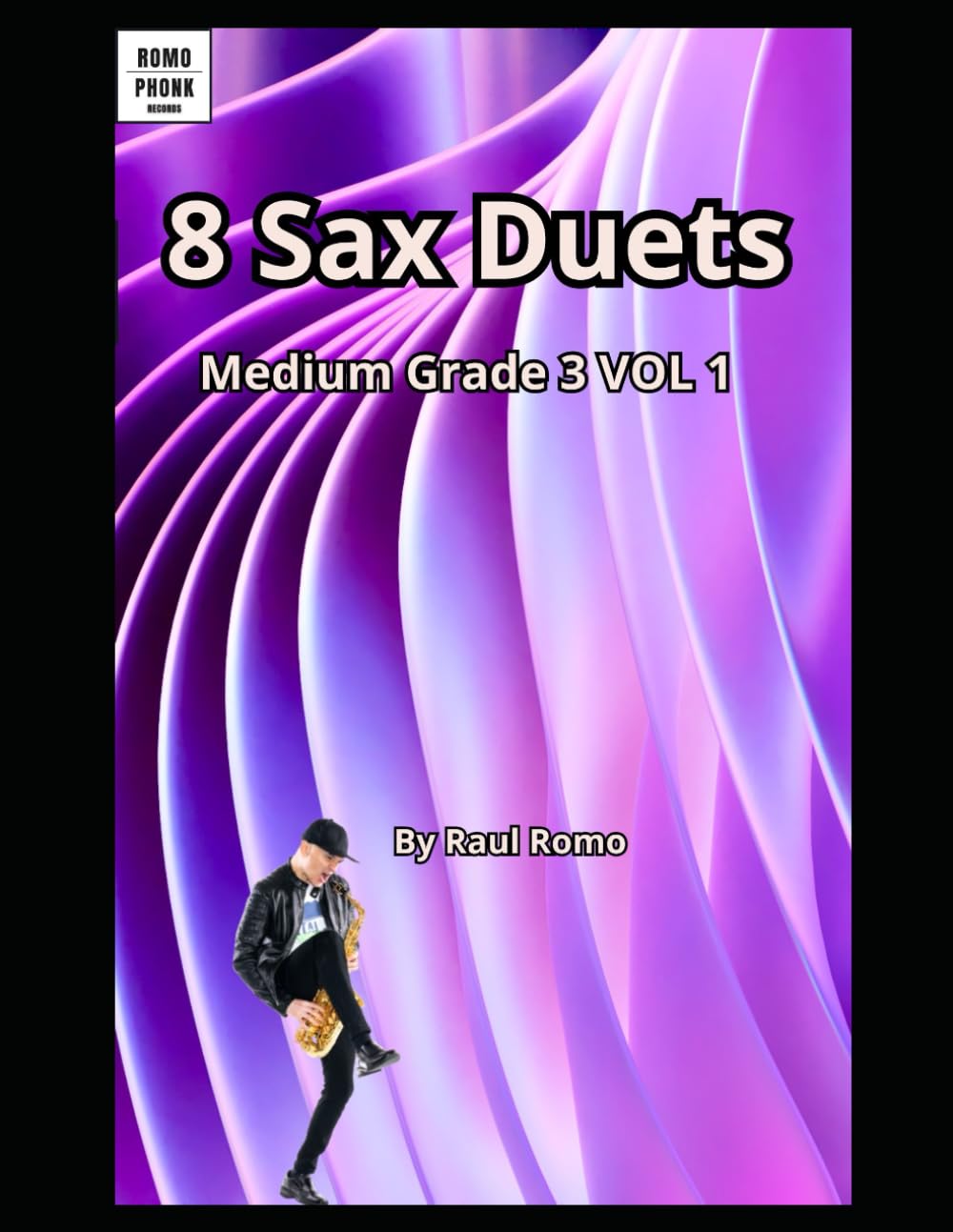 8 Duos para Saxofon: Ideales a partir del tercer año. MEDIUM. Fáciles y divertidos. LATIN, BLUES, JAZZ, FUNK, HIP HOP, ROCK