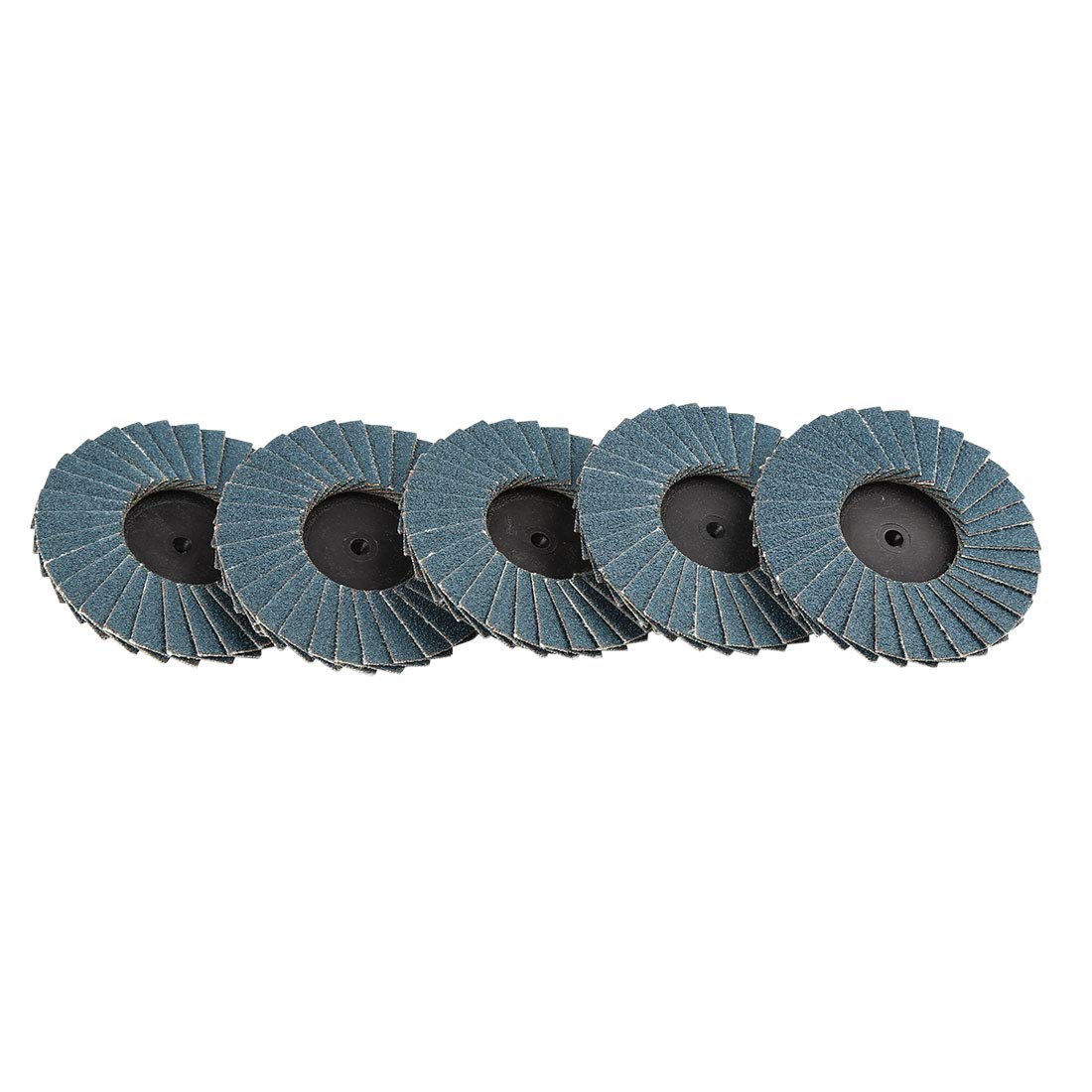 uxcell Aluminum Oxide 2 Inch High Density Flap Disc Sanding Grinding Wheel 80 Grit - 20 Pcs