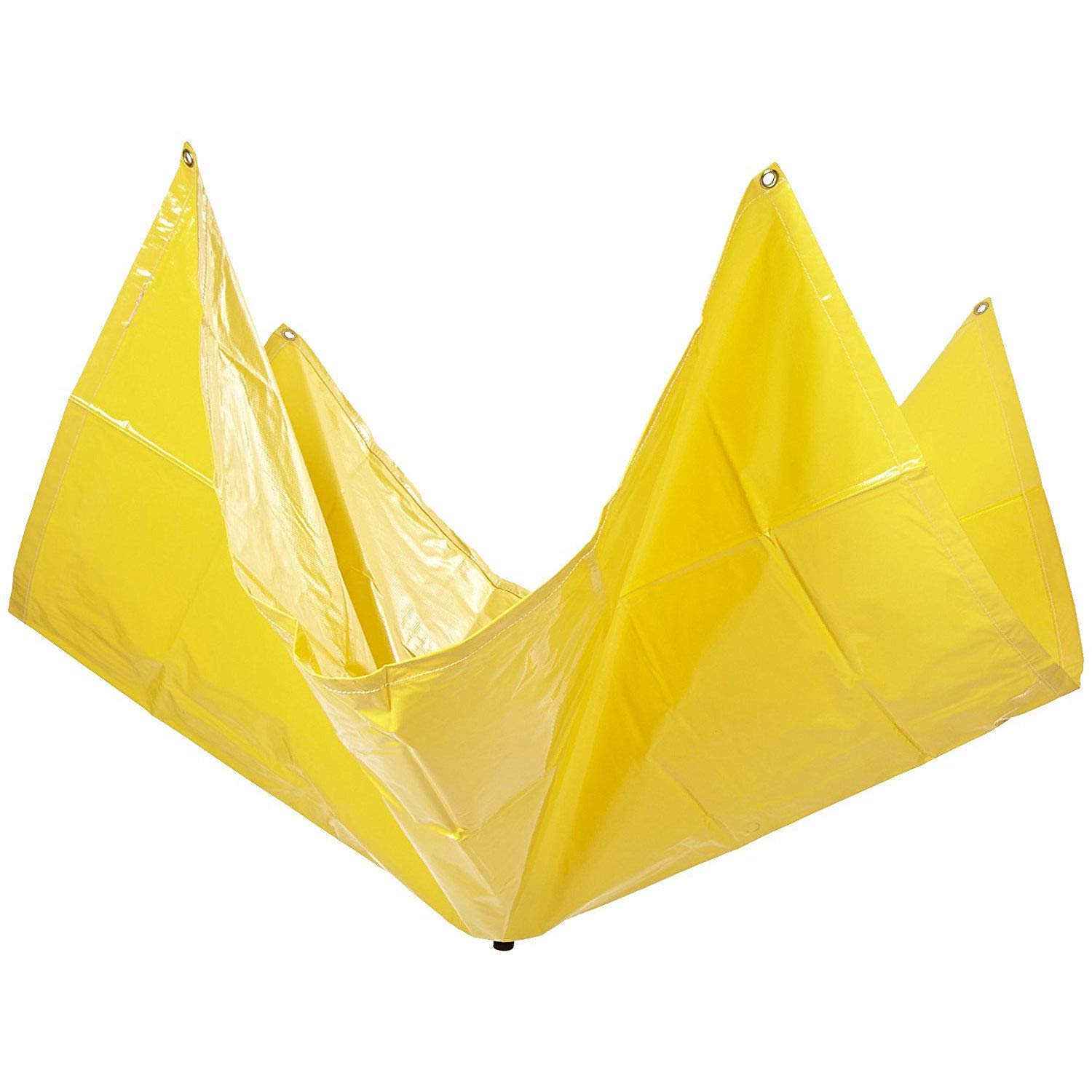 UltraTech 1788 Vinyl Coated Ultra-Roof Drip Diverter, 12' Length x 12' Width, Yellow