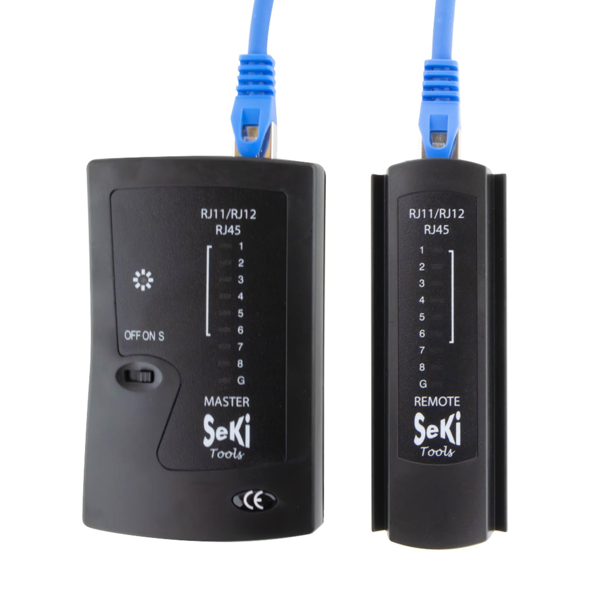 VCELINK Netwerk Tester voor RJ45 RJ11 Kabel, LAN en Telefoon Patch Kabel