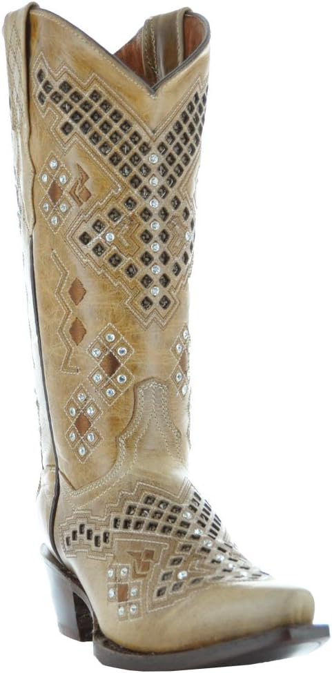 Soto Boots Rhinestone Diamond Cowgirl Boots M50020