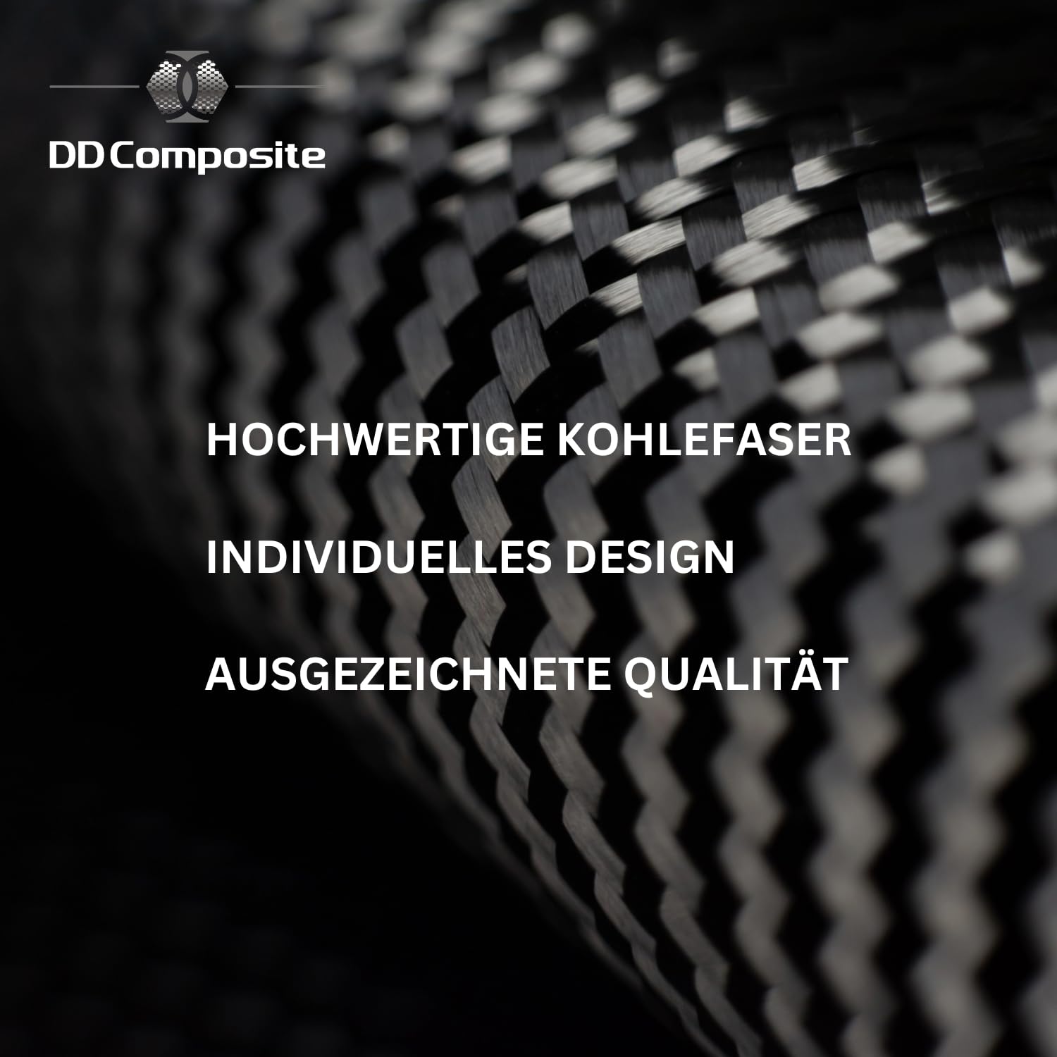 Carbongewebe Sichtcarbon 200g -Köper- 120cm