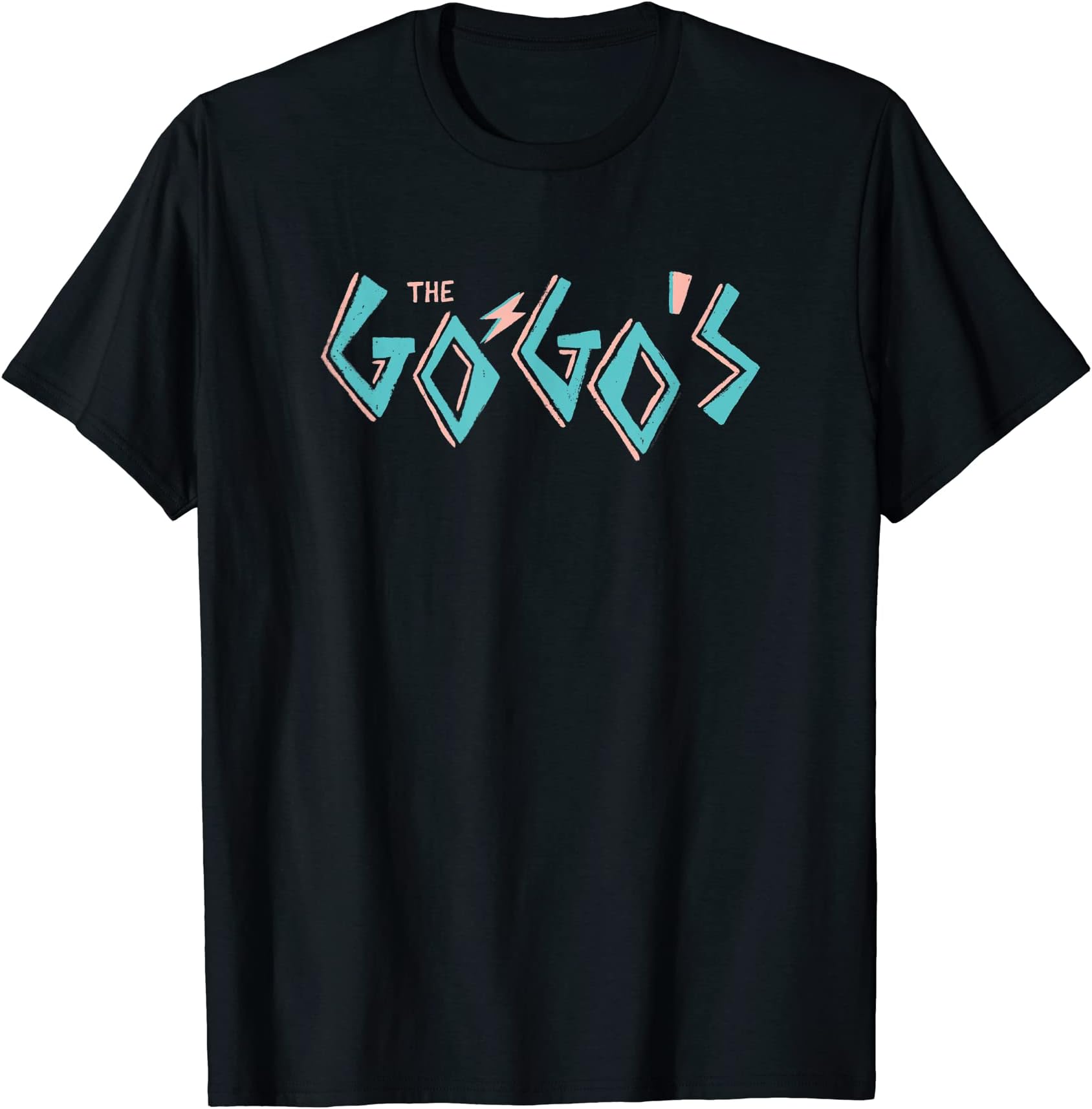Retro Logo T-Shirt - Black, Small, Unisex-Adults, Classic Fit, Crew Neck, Short Sleeve