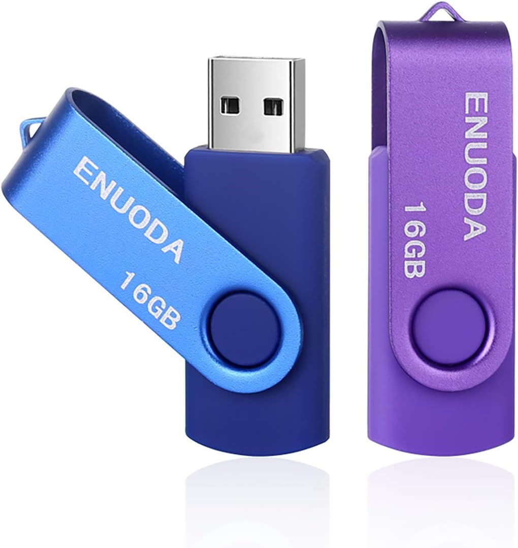 Amazon.co.jp: USBメモリ 16GB 2個セットUSB2.0 ENUODA USBメモリー 16ギガ USBフラッシュメモリ