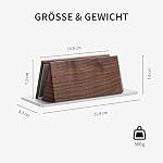 Muso wood Support vertical pour ordinateur portable, support de bureau pour ordinateur portatif Walnut avec taille de quai réglable, support en bois pour ordinateur portables MacBook Pro et autres ordinateurs portables