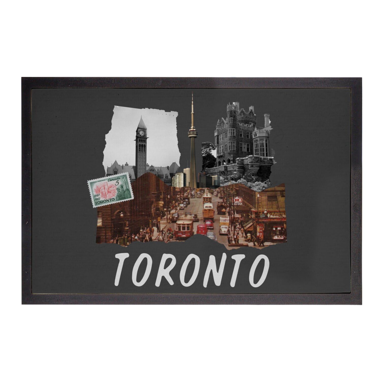 Paillasson Toronto anti-saleté grand format 75x50cm pour une entrée toujours propre