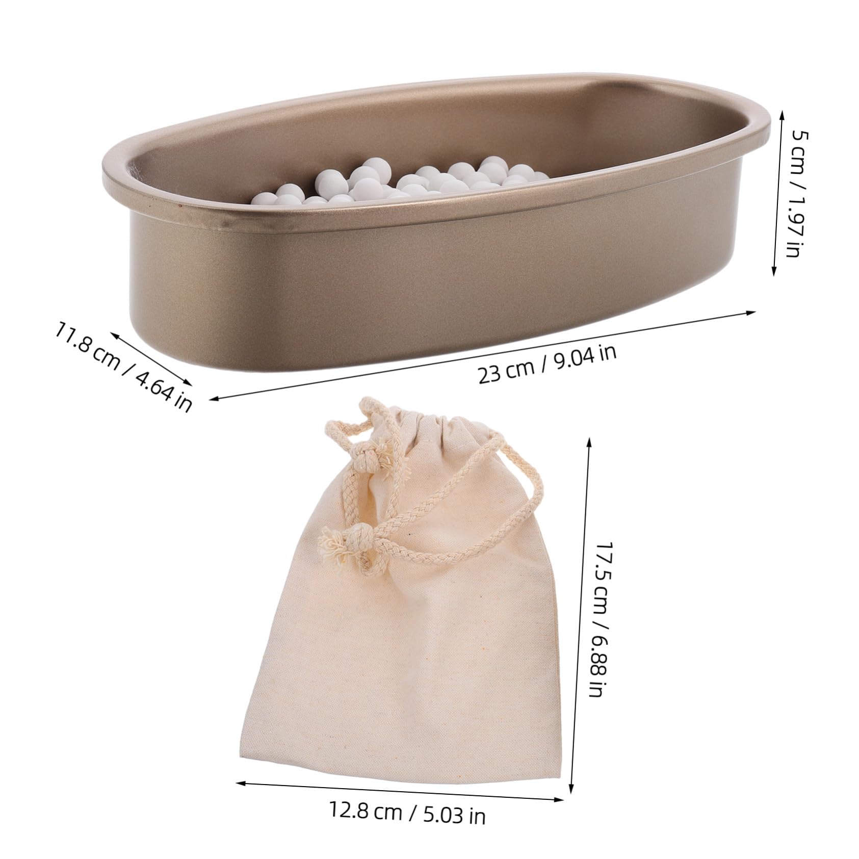 Pesas Para Tartas De Cerámica Reutilizables 500 g Piedra Natural Para Hornear Uniformemente Masas Crujientes Accesorio Para Horno Doméstico Bolsa De Tela