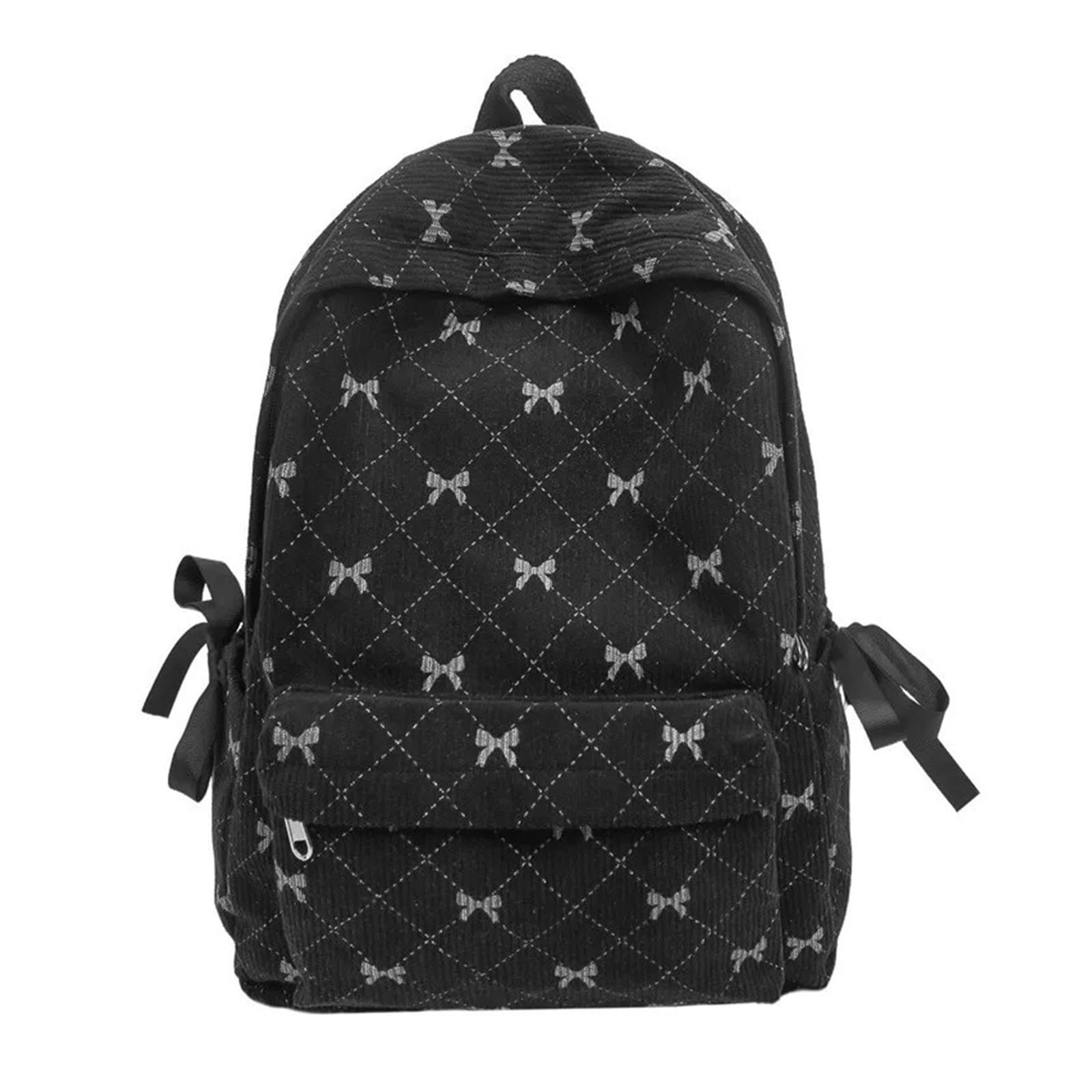 Bestickter Baumwollrucksack, lässige Schultasche