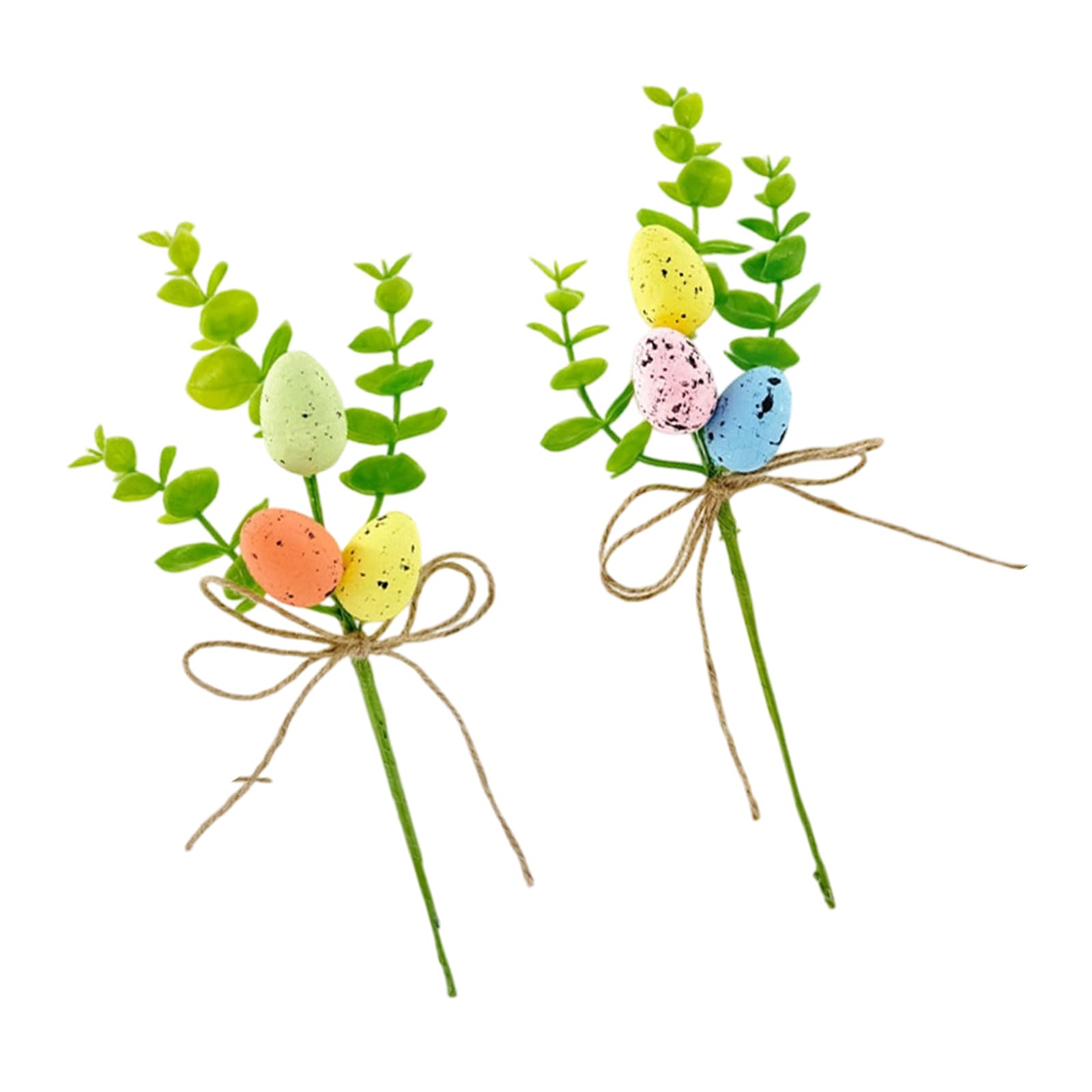 OSNIYAW Tree Branch Colorful Painting Eggs Artificial Flower Bouquets Home Party Decoration Vase Ornament Festive Easter Stems