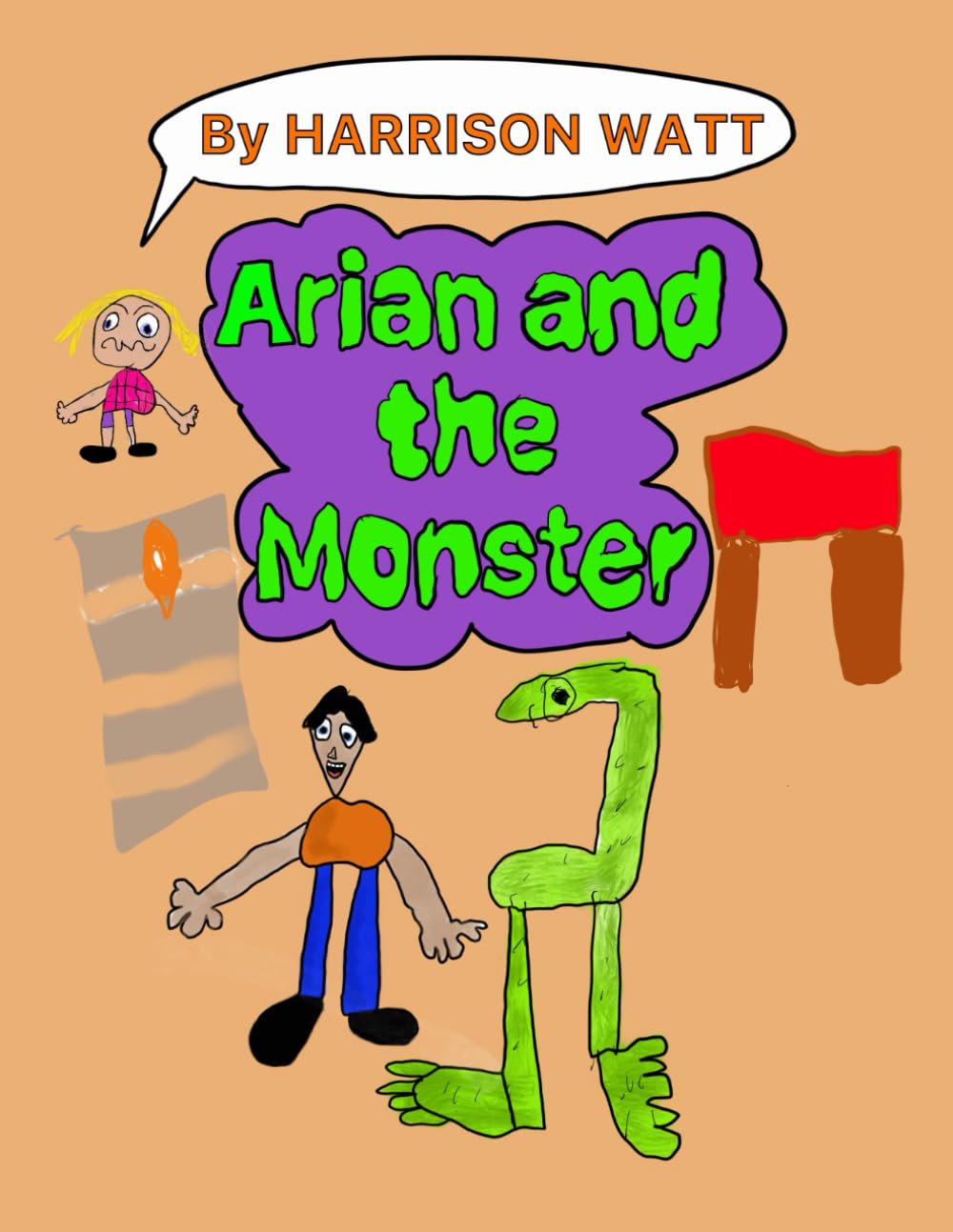 Arian and the Monster: a funny picture book for children aged 3-7 years