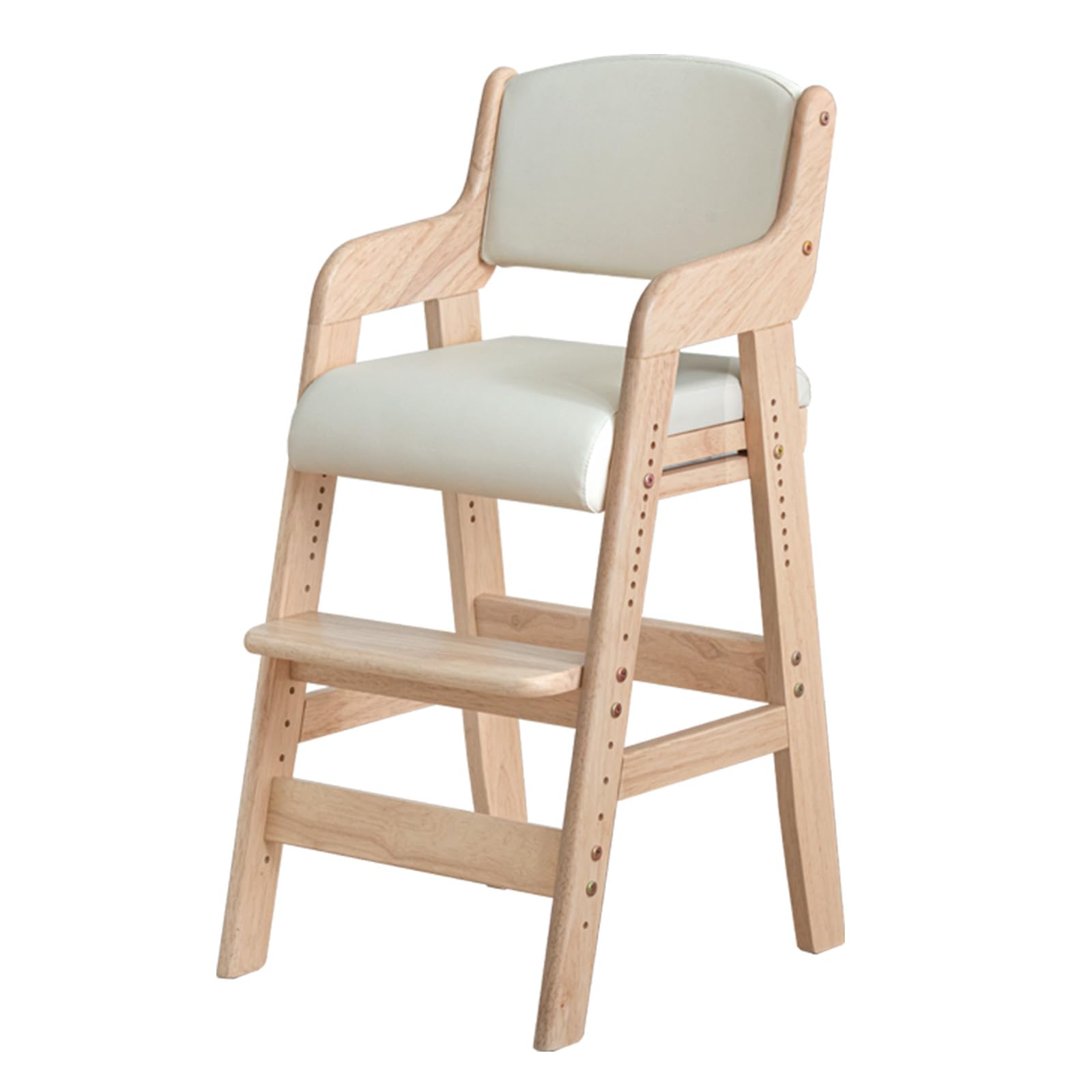 Amazon.co.jp: タンスのゲン ハイチェア 木製 11段階調整 キッズチェア  