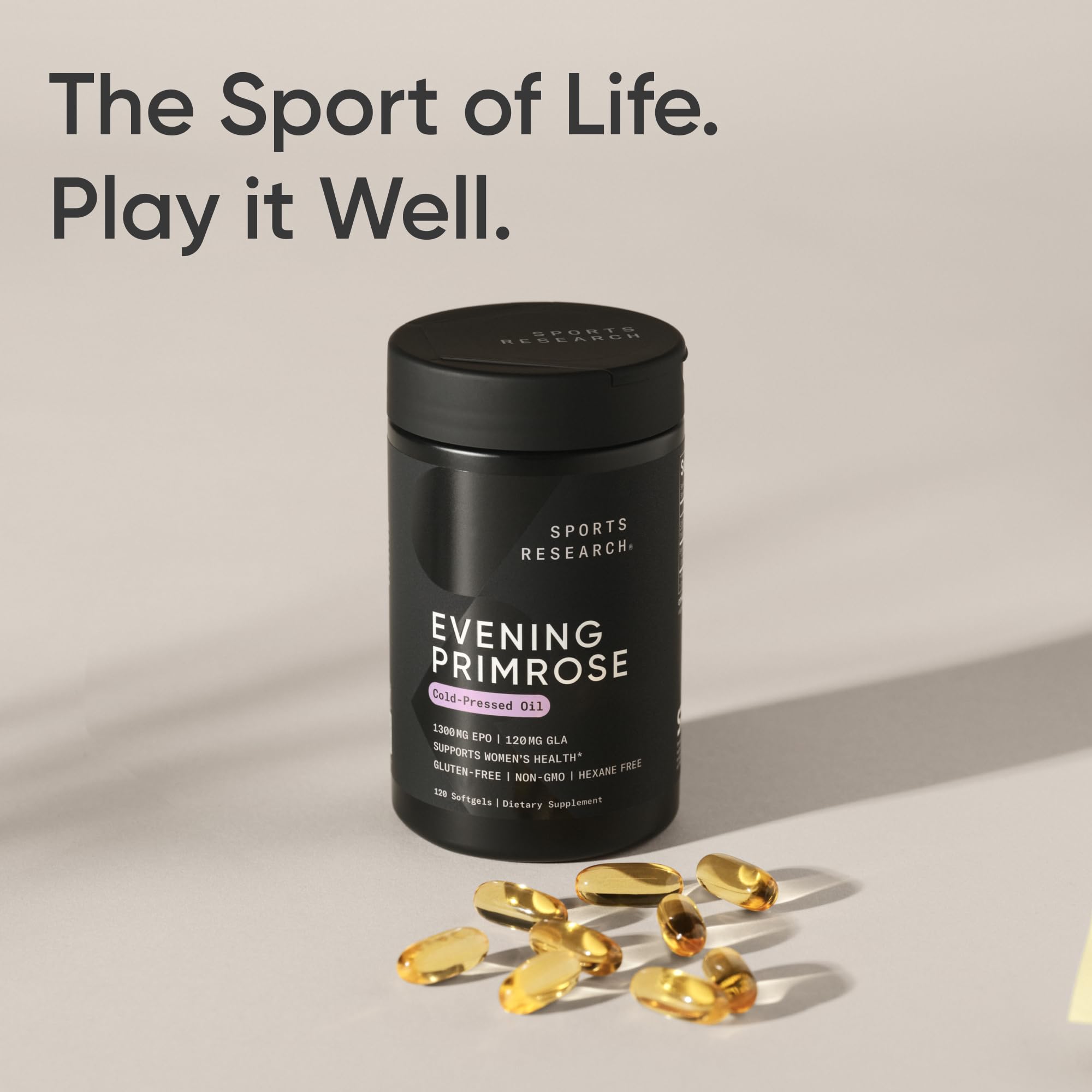 Sports Research® Evening Primrose Oil 1300mg, 120 Softgels — Amazon image 7