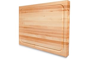 CONSDAN Wood Cutting Board for Kitchen, USA Grown Hardwood, 16x12 Hard Maple