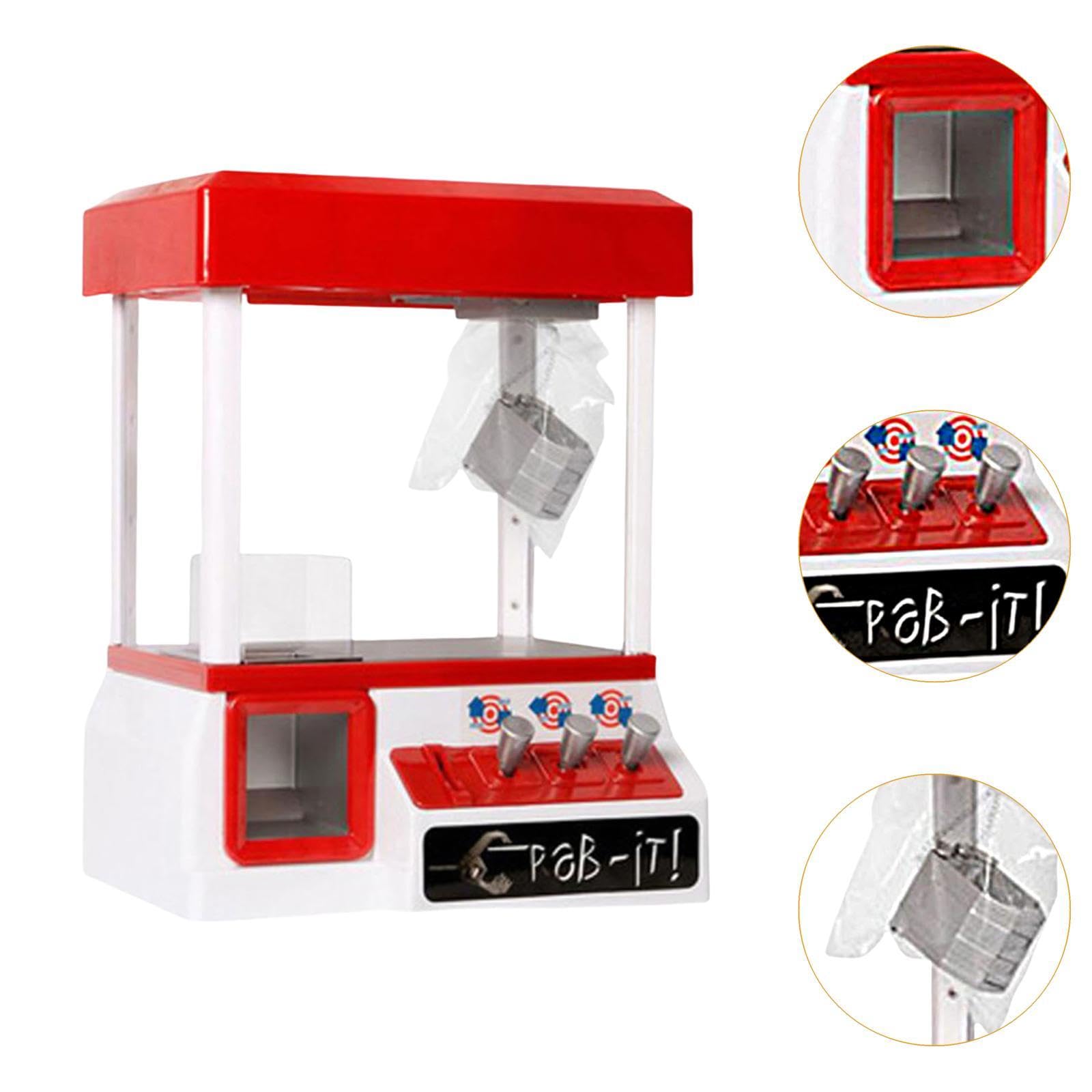 Máquina de Agarre de Juguetes con Forma de Garra para Niños, Juguete para Caramelos, Mini Máquina de Agarre de Garra de Arcade Pequeña para Fiestas In