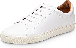 Dunross & Sons Harvey メンズ ロートップ レザー ファッションスニーカー