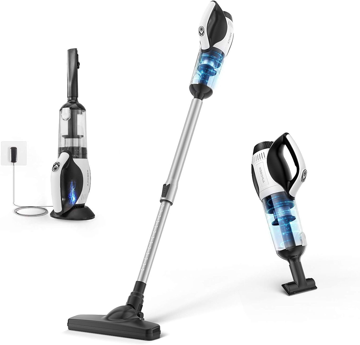 APOSEN Cordless Vacuum Cleaner, 4 in 1 Stick Handheld