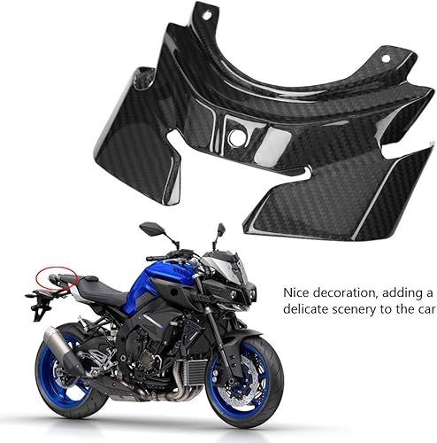 Miniatura 6 de Cubierta de fibra de carbono para luz trasera de motocicleta para MT-10FZ-10 2016-2018, cubierta de luz trasera, color negro