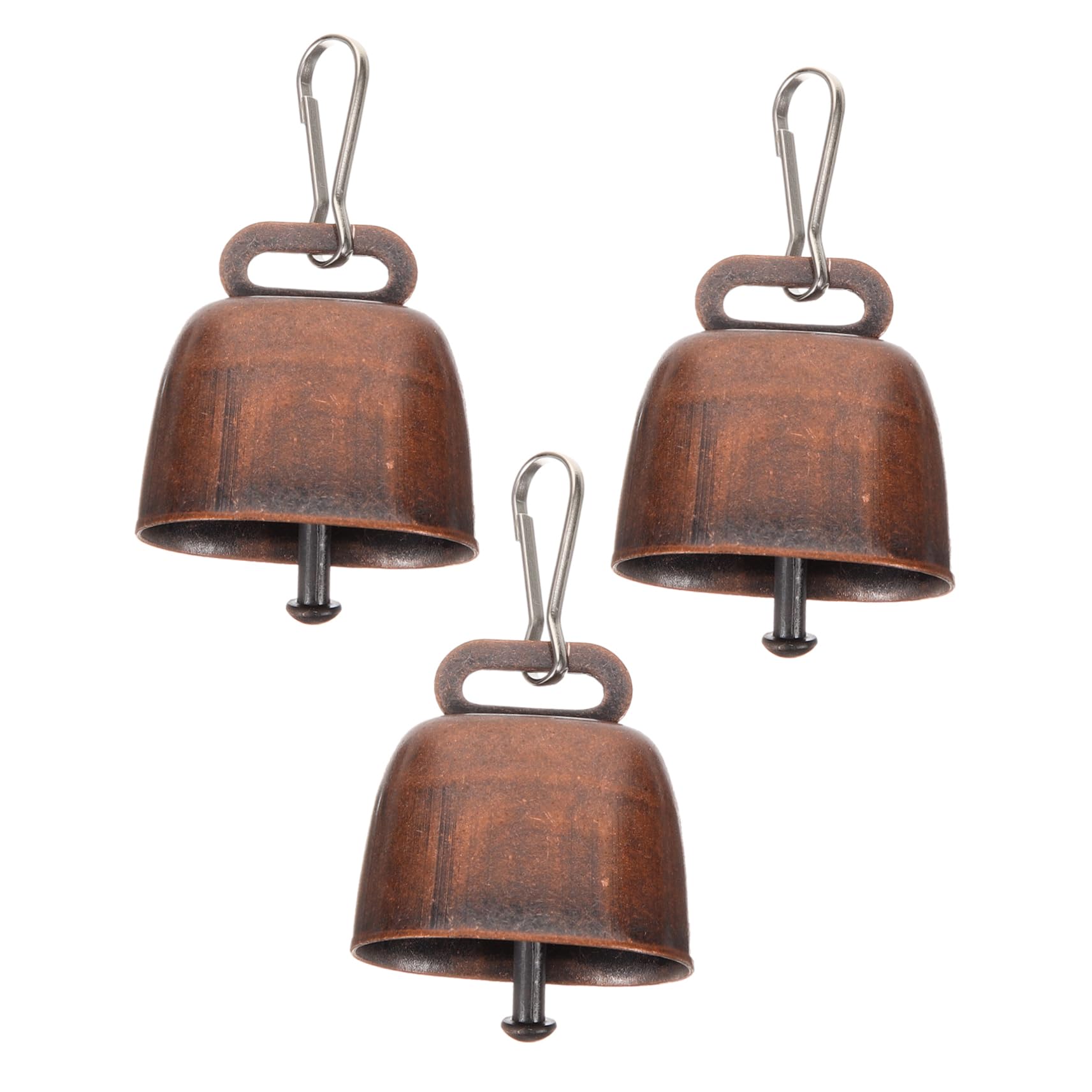IWOWHERO Metal Cow Bell Pendant Anti-Lost Device Loud Noise for Horses Sheep Cattle Farming Jingle Bells