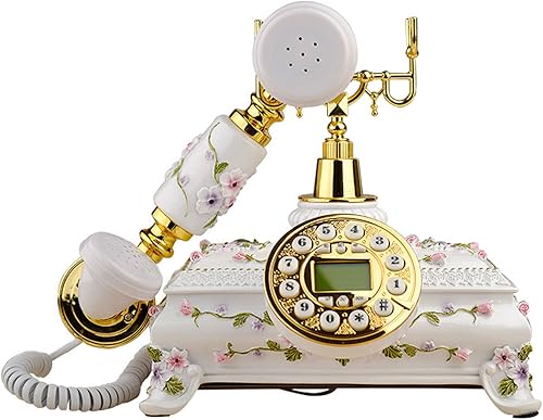 Miniatura 7 de Telephone Retro Old Fashioned Landline Phones with LCD Display & Redial Button for Office Home Living Room Decor Wonderful Gift