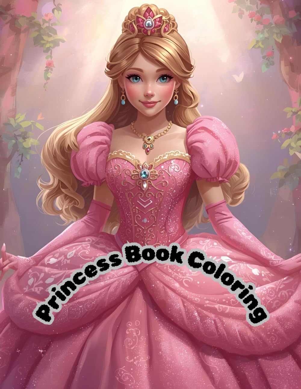Princess Book Coloring: Princess Coloring Book: Amazing Coloring and Activity Book for Kids with Princess Ilustrations I Princess Coloring Book for Kids age 4-8.