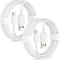 Cabo Carplay para carro compatível com iPhone 16/16 Plus/16 Pro/16 Pro Max/15/15 Plus/15 Pro/15 Pro Max, cabo de carregamento USB A para USB C de 1,8 m, pacote com 2 cabos de carregamento tipo C