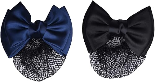 2 piezas de redecilla para el cabello, clip para el cabello, moño, pasador, redecillas para el cabello, accesorios para el cabello para mujeres