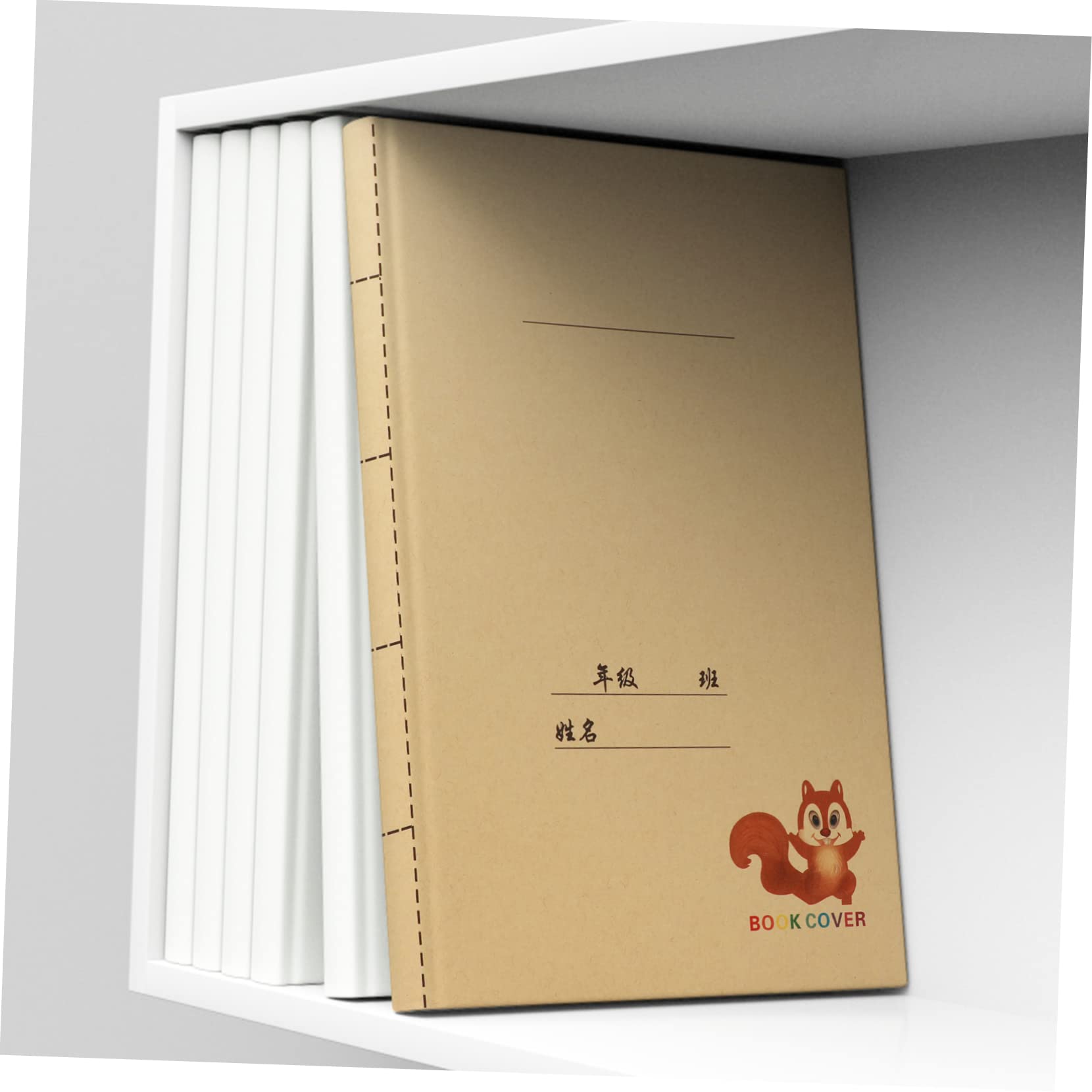 Copertina Libro in Carta Kraft 30 Pezzi, Regolabile per Libri e Testi