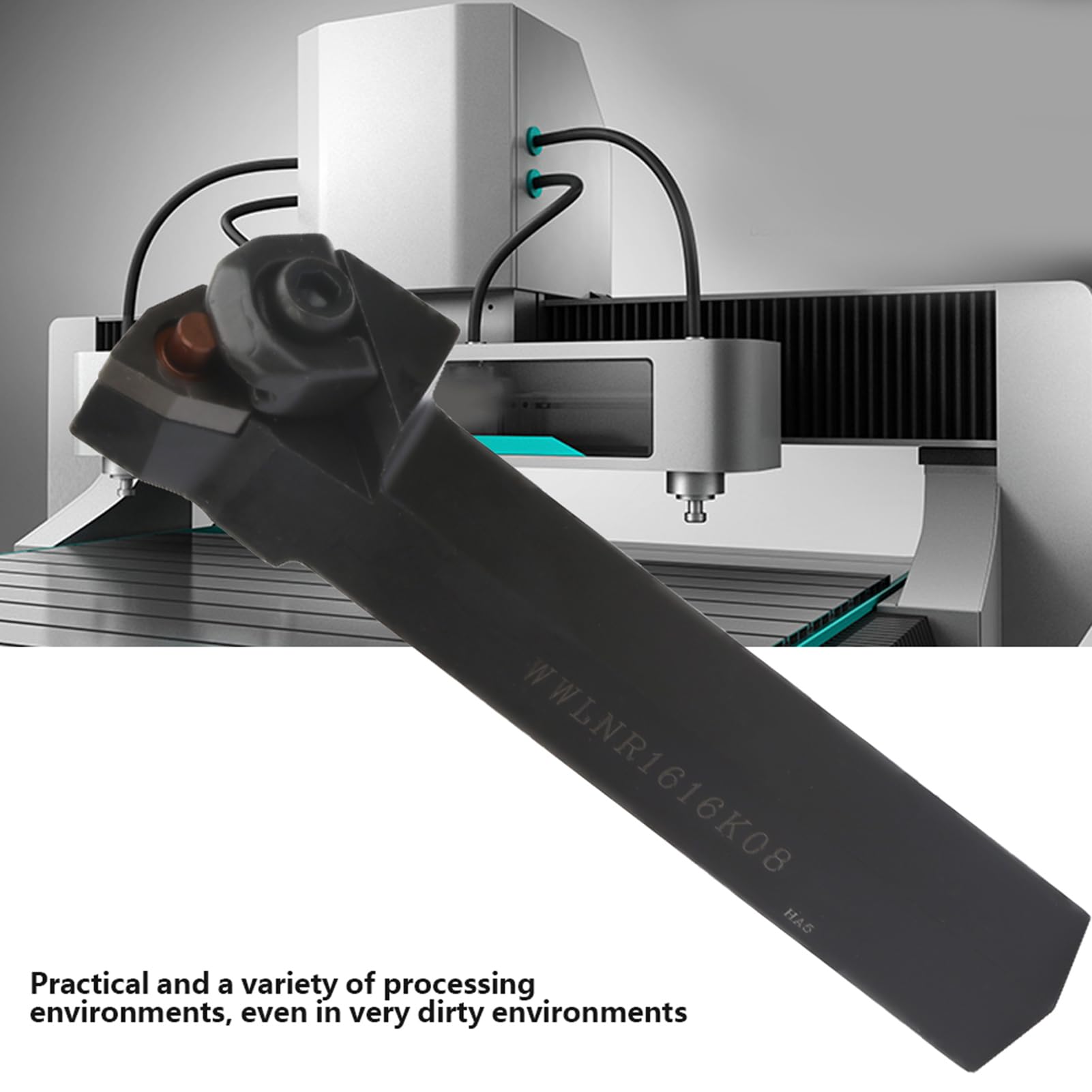 Portautensili Per Tornio CNC WWLNR1616H08 | Con Inserti In Carburo E Chiavi