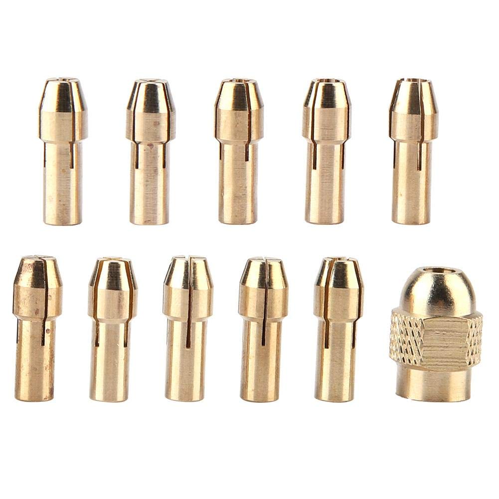 Juego De 15 Portabrocas Para Dremel - Incluye Pinzas De Latón Y Tuercas, Compatible Con Herramientas Rotativas