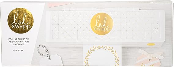 Heidi Swapp 9.5 Foil Applicator Machine Starter Kit, 4 Roller, Up to Letter-Size (9.5) Electrothermal Laser-Printer Toner-Reactive Foiling, Compatible with Toner-Reactive Foils & Carrier Sheets