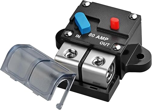 Miniatura 3 de Portafusibles de motor inversor disyuntor de audio del coche energía solar en línea disyuntor fusible inversor con cubierta impermeable para motor