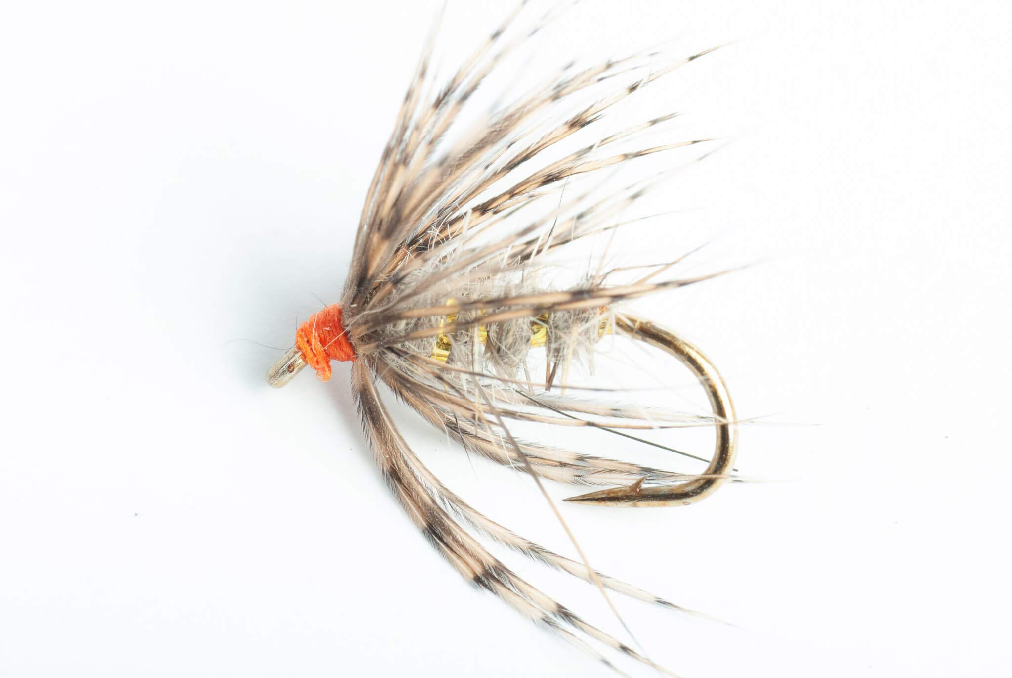 Blue Wing Olive March Brown Spider Wet Fly, 6-Pack