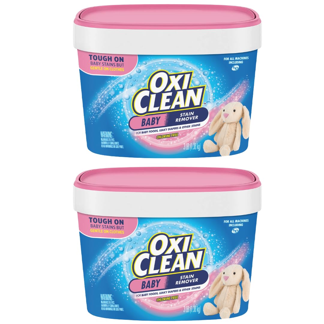 Baby Stain Fighter, Soaker, 3 lb Tub Baby Stain Soaker (2 Pack)