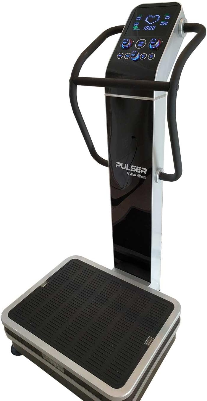 Pulser 2 Whole Body Vibration Machine; Newest Dual Vibration, 3 Vibration Modes; Premium Home; 440 Lb Limit, Rear Wheels