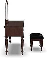 Vista 8 de Home Styles - Mesa de tocador y banco de cereza Lafayette