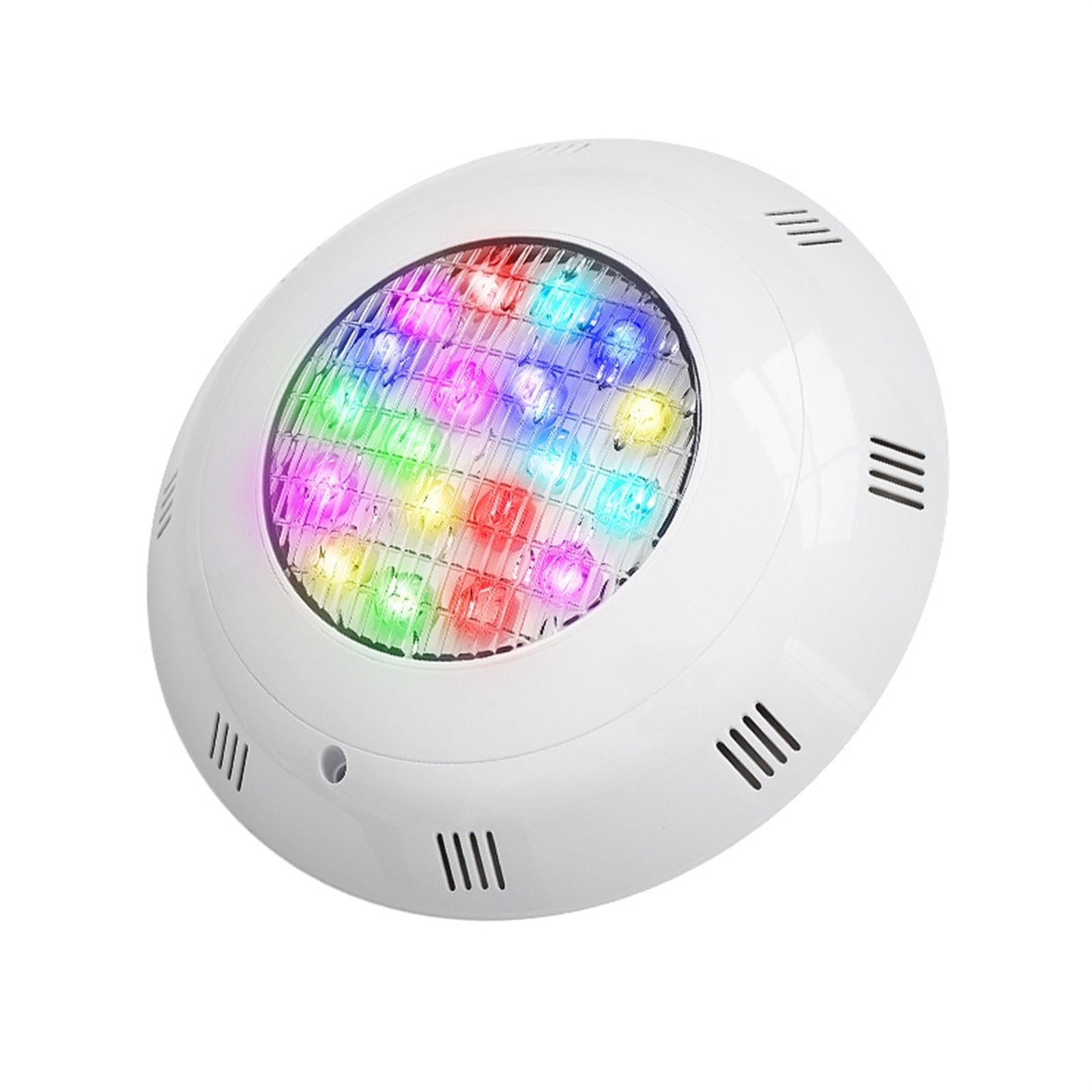 EDEDE Luci Piscina, Telecomando Senza Fili for Piscina a LED colorato Impermeabile RGB for Esterni Luce Subacquea 12v Luce for Piscina montata a Parete(White, 6W)