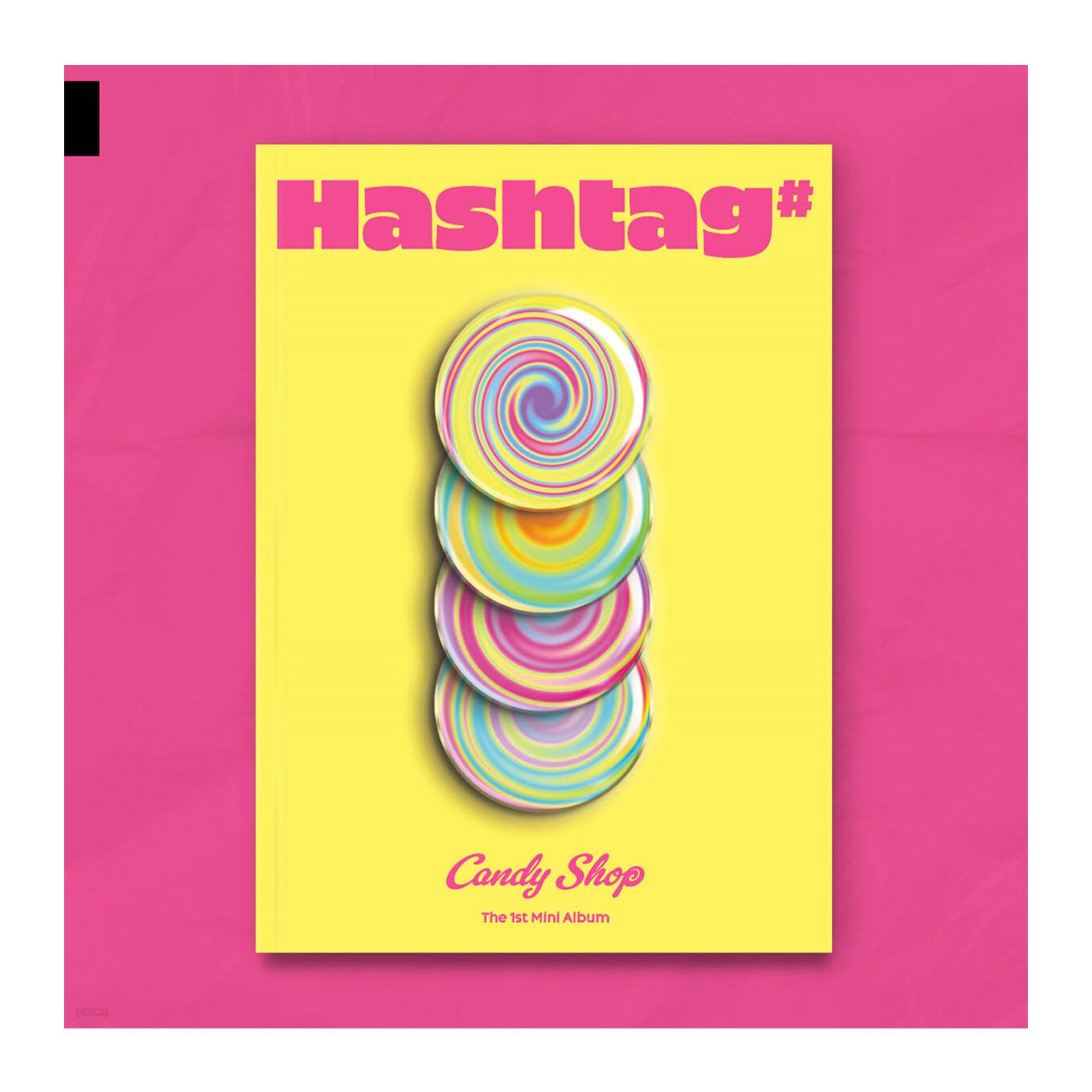 Candy Shop Hashtag# 1st Mini Album CD K-pop complet avec photobook et cartes